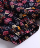  Cherry Blossom Printed Silk Jumpsuit